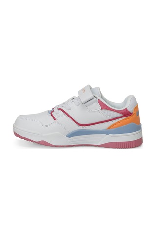 U.s. Polo Assn. Martell Jr 5fx Beyaz Kız Çocuk Sneaker Beyaz-turuncu Beyaz - Turuncu