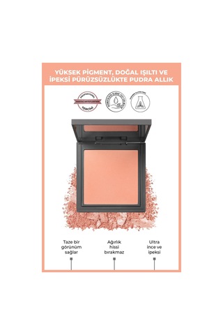 Alix Avien İpeksi Allık - Powder Blush 107 Soft Peach