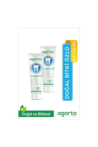 Agarta Doğal Bitki Özlü Diş Macunu 2 x 100 ML
