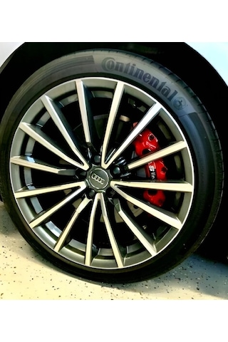 Audi S Line Logolu Kırmızı Kaliper Kapağı 4 Parçauyumlu