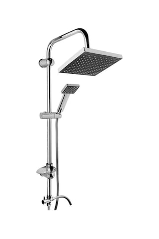 5 Fonksiyonlu Robot Duş Takımı Krom Gri