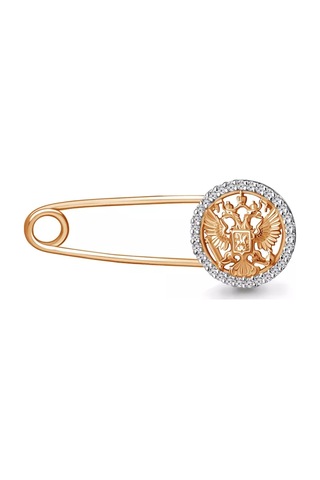 Aquamarıne 925 Ayar Armuarlı, Altın Kaplamalı Devriye Gümüş İğne 267325671 Altın Rengi