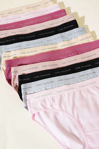 Tutku 12' Li Bayan Perla Bikini Külot Kombin 0599 Çok Renkli