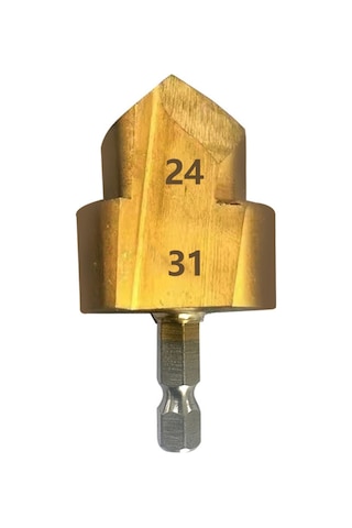 Geeroyoo Ppr Boru Genişletme Matkabı - 6.35mm Şaft Çapı, Yüksek Hassasiyetli Kesme Ve Kolay Talaş Çıkarma Özelliği İle Profesyonel Kullanım