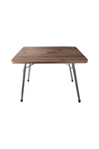 Katlanır Masa Balkon Bahçe Kamp Masası Piknik Masası 45x60 CM - Çam Ahşap