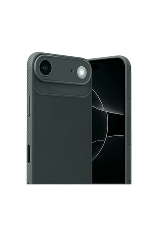 Apple Uyumlu iPhone - 17 Air Auto Focus Karbon Kapak - Koyu Yeşil
