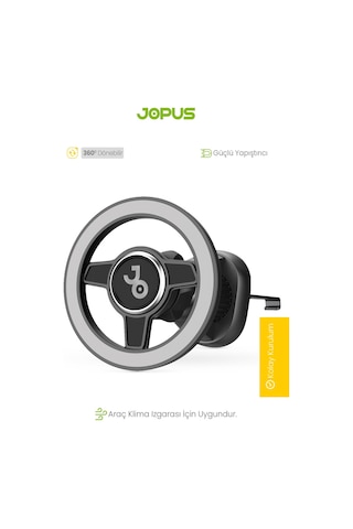Jopus Araç İçi Petege Takmali Güçlü Mıknatıs Telefon Tutucu Ring Standart