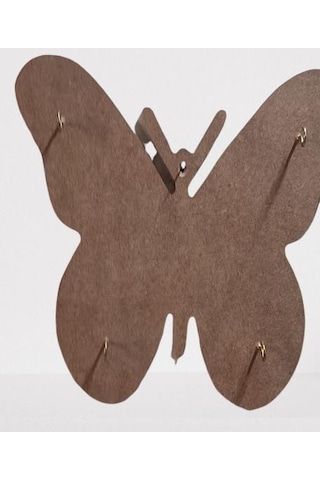 Hobi Adn Dekoratif Pano Anahtarlık Ahşap Mdf Ham Cnc Kesim Model El Yapım Yeşil