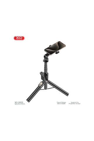 Ss23 600 Mah Bataryalı Telefon Sabitleyici Kablosuz Projeksiyonlu Bluetooth Selfie Çubuğu - Tripod
