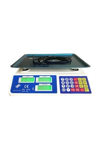 Bozyel Elektronik Krom Kefeli Terazi 40 KG Bozyel