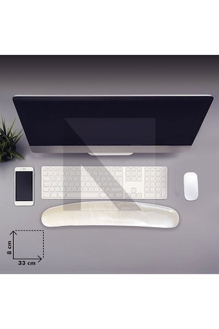 MP04 - Jel Klavye Bilek Destek Pedi Yumuşak, Ergonomik Ped