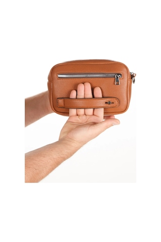 Newish Polo Erkek El Askılı Portföy Clutch El Çantası New256 - Taba