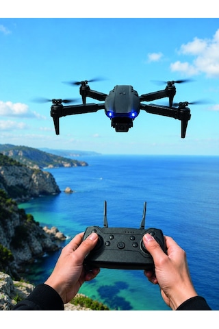 Katlanabilir Kamera Drone 4k Hd Görüntü, Hover Özelliği Ve Uzaktan Kumanda - Lisinya