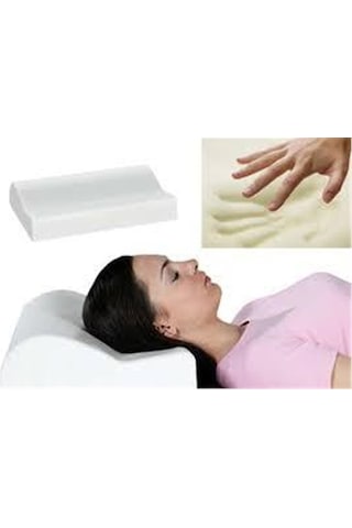 Visco Ortopedik Büyük Yastık Beyaz