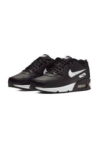 Nike Air Max 90 Leather Unisex Sneaker Hakiki Deri Günlük Ayakkabı Siyah Siyah