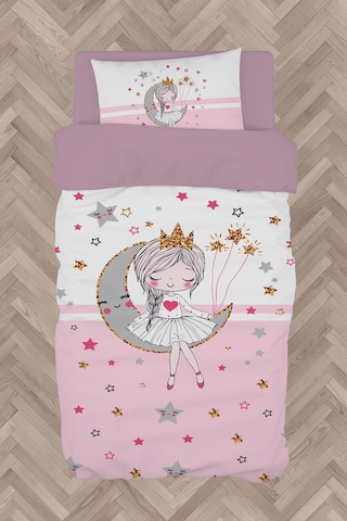 Mekta Home Bebek Ve Çocuk Odası Ayda Oturan Prenses Kız Desenli Pembe Nevresim Takımı Mekta Home Bebek Ve Çocuk Odası Ayda Oturan Prenses Kız Desenli Pembe Nevresim Takımı