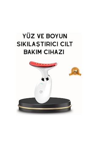 Boyun Ve Gıdı Toparlayıcı Ems Cilt Sıkılaştırıcı 7000 Titreşim Isı Terapisi Çokrenkli