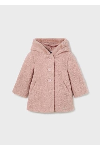 Andywawa Mayoral Kız Bebek Kürklü Mont Pembe 2478 Pembe