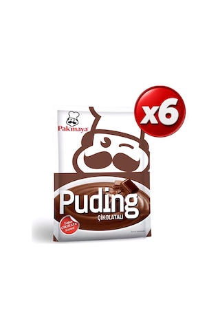 Pakmaya Puding Çikolatalı 106 Gr X 6 Adet
