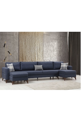 Kristal Dinlenme+3+dinlenme Köşe Takımı Antrasit