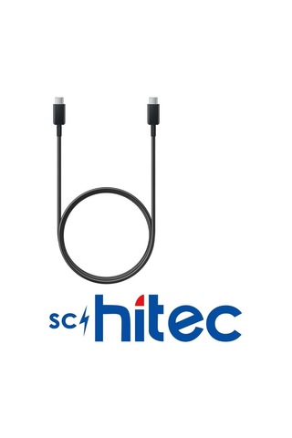 Schitec 60w Type-c To Type-c Data Ve Hızlı Şarj Kablosu Telefon, Tablet, Laptop Uyumlu Siyah Sk005