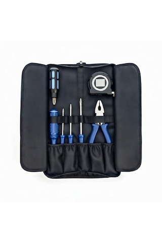 Portatif Tamir Alet Takım & Avadanlık Çantası 11 Cepli Pratik Tool Bag Organizer Siyah