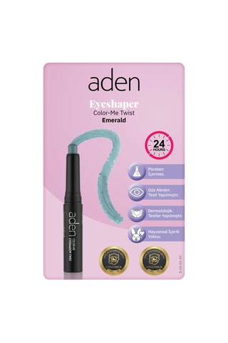 Aden Eyeshadow Twist - Asansörlü Göz Farı 05 Emerald Zümrüt 0