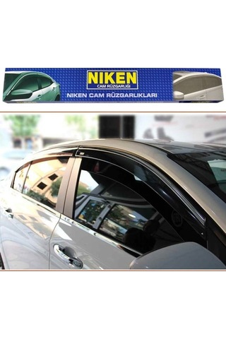 Niken Dacia Duster 2024- Kromlu Cam Rüzgarlığı 4 Lü