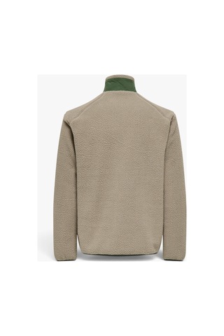 Only & Sons Erkek Onsdallas Sherpa Jacket Bej Mont Ceket- 22025599