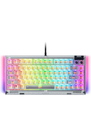 Razer Blackwidow V4 75% - Phantom White Edition - Us Layout Rz03-05003500-r3m1