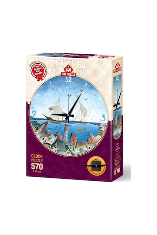 Art Puzzle Su Şehri 570 Parça Saat Puzzle Art Puzzle Su Şehri 570 Parça Saat Puzzle