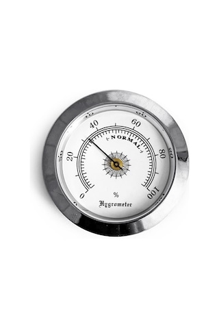 Analog Higrometre Nem Ölçer Humidor Puro Kutusu için Metal Çerçev N11.1834