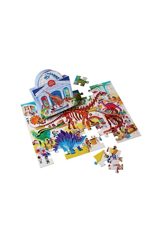 Crocodile Creek Müzede Bir Gün Puzzle 48 Parça Dinozor