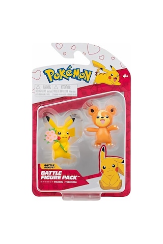 Pokemon Battle Figür Pikachu Ve Teddiursa Pkw2488 Pokemon