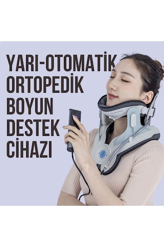 Mdsgroup Boyun Masaj Cihazı Yarı Otomatik&kumandalı Ortopedik Boyunluk//boyun Fıtığı// Çok Renkli
