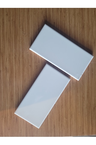 Seramiksan Glossy Beyaz 10x20cm 2.kalite Seramik 0.92m2 1 Kutu