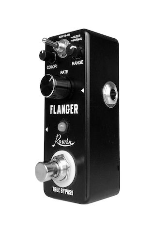 Yaozixa Rowin Ln-312 Analog Flanger Gitar Efekt Pedalı - 3 Knob Renk, Aralık, Hız Ve 2 Mod Filtre, Normal İle Doğru Bypass Ve Alüminyum Kasa