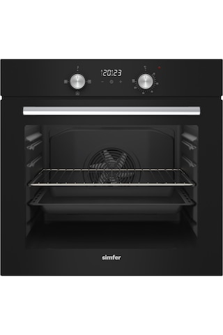 Simfer SB8203 Diamond 66 LT Ankastre Fırın Siyah