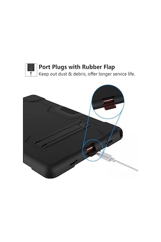 Maoyaya Samsung Galaxy Tab A9 Plus 3'lü Kılıf: Silikon, Anti-darbe, Pratik Tasarım