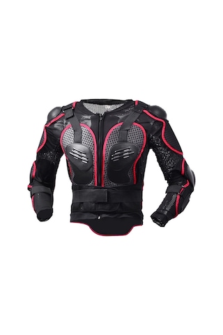 Cbtx Global Ghost Racing F060 Motosiklet Binme Dişli Göğüs Koruyucu Dirsek Pedi Düşme Koruma Zırh Elbisesi L Kırmızı - Siyah