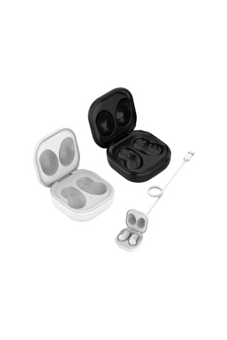 Konesam Samsung Galaxy Buds Pro R190 Ve Buds2 Pro İçin Siyah Seyahat Şarj Kutusu - Uyumlu Kulaklık Depolama Ve Şarj Kutusu Uygun İçin Çimen Pro R190 Siyah