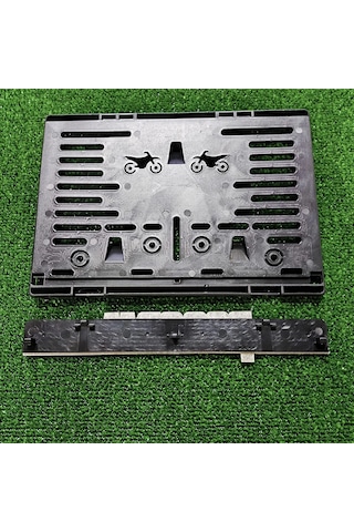 Motorsiklet Plakalık Wasted Lazer Kesim 3d Kabartmalı Model Motor Plakalığı