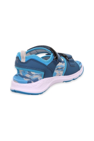 Superfit 000586 Criss Cross Mavi Çocuk Sandalet Mavi