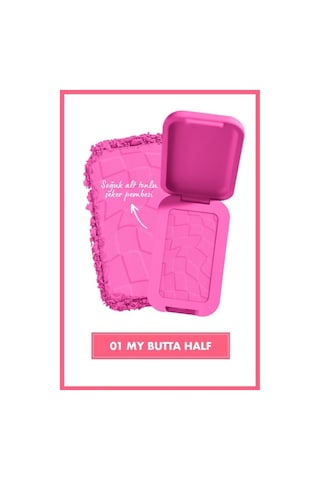 Nyx Professional Makeup Buttermelt Blush Kremsi Pembe Pudra Allık - 01 My Butta Half