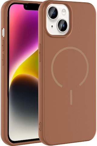 Apple Uyumlu iPhone 13 Kılıf M-safe Şarj Özellikli Zore Meta Kapak