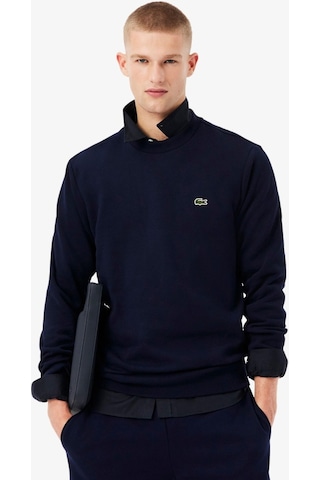 Lacoste Erkek Regular Fit Bisiklet Yaka Sweatshirt Lacivert