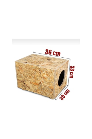 Kedi Kulübesi Kedi Yuvası Kedi Evi -1 Kg Mama Hediyeli-30x33x36cm Iç Ve Dış Mekan Su Ve Isı Yalıtım