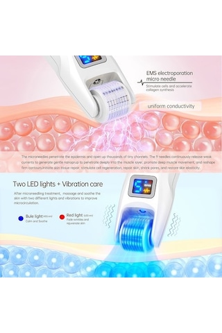 5 Adet Rulo Kafası Bio Rulo G5 Derma Rulo Kafası 540 Titanyum Iğne Dermaroller Ems Mikro Akımlı Mikroiğne Rulo Cilt Bakımı Için 5 Adet 23j6bd Çok Renkli