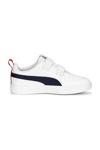 Puma Rickie V Ps Beyaz Erkek Çocuk Sneaker 000000000102267249 Beyaz-Sıyah