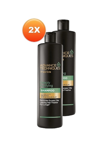 Avon Depply Purifying Yağlı Saçlar İçin Şampuan 2 x 400 ML